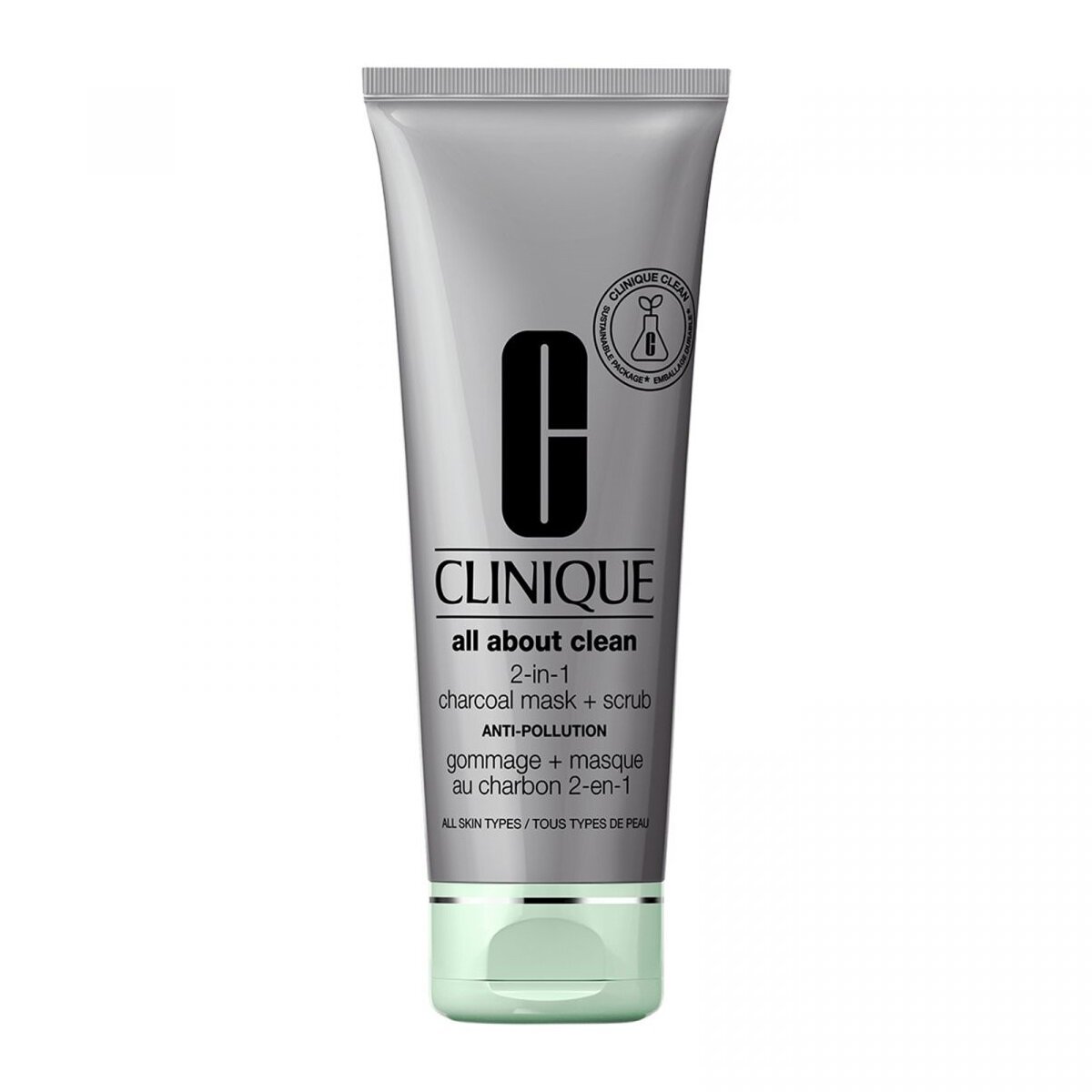 All About Clean 2-in-1 anglies kaukė + šveitimo valomoji veido kaukė 100ml