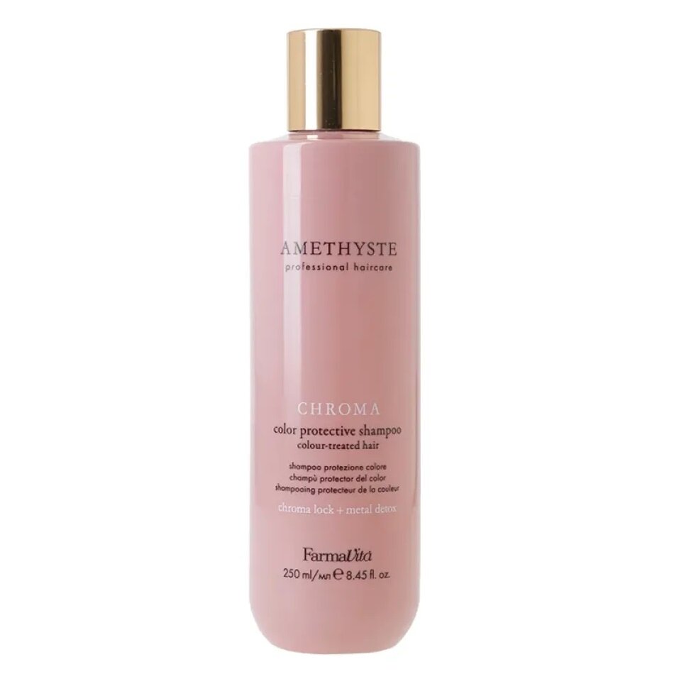 Amethyste Chroma apsauginis šampūnas dažytiems plaukams 250ml Amethyste Chroma apsauginis šampūnas dažytiems plaukams 250ml