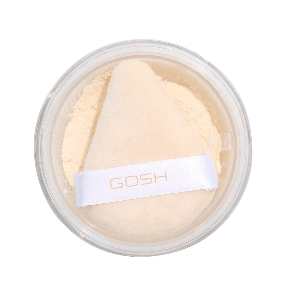 Gosh „Bake'n Set Powder“ biri fiksuojanti pudra 002 Soft Yellow 15g