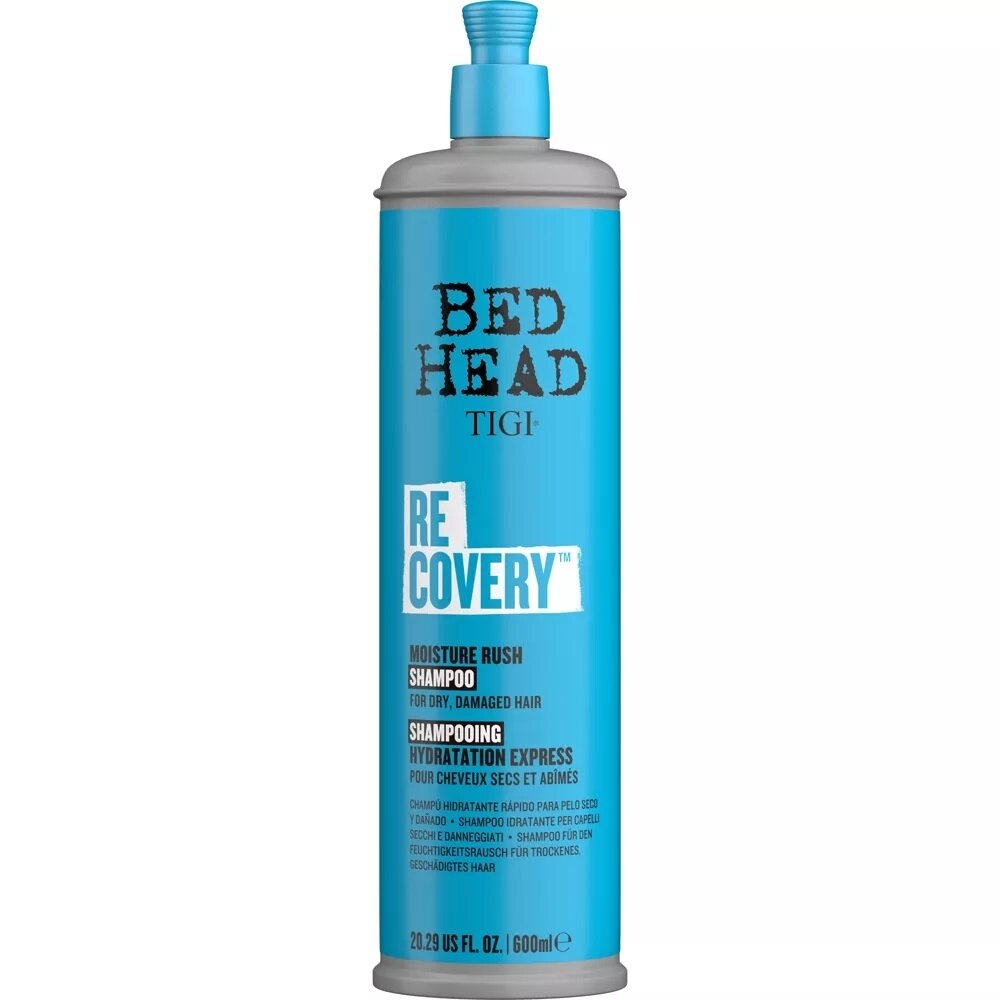 Bed Head Recovery drėkinamasis šampūnas sausiems ir pažeistiems plaukams 600 ml