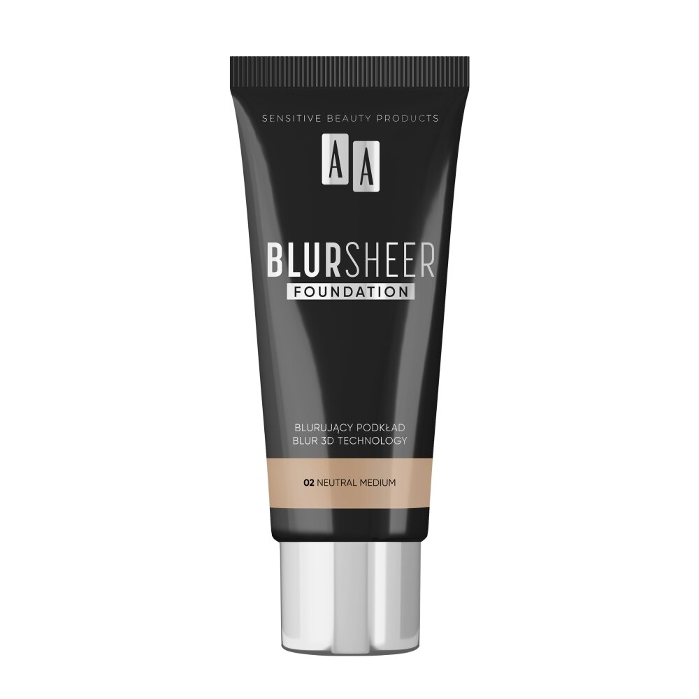 Blur Sheer Blur makiažo pagrindas 02 Neutral Medium 30ml Blur Sheer Blur makiažo pagrindas 02 Neutral Medium 30ml