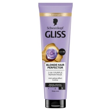 Blonde Hair Perfector kaukė 2in1 geltonų atspalvių neutralizavimui 150ml