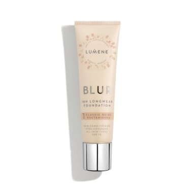 LUMENE Longwear Blur Foundation SPF15 toninis kremas 1 - Classic Beige 30ml