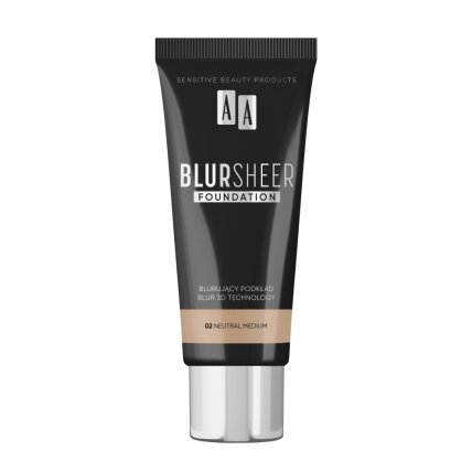 Blur Sheer Blur makiažo pagrindas 02 Neutral Medium 30ml Blur Sheer Blur makiažo pagrindas 02 Neutral Medium 30ml