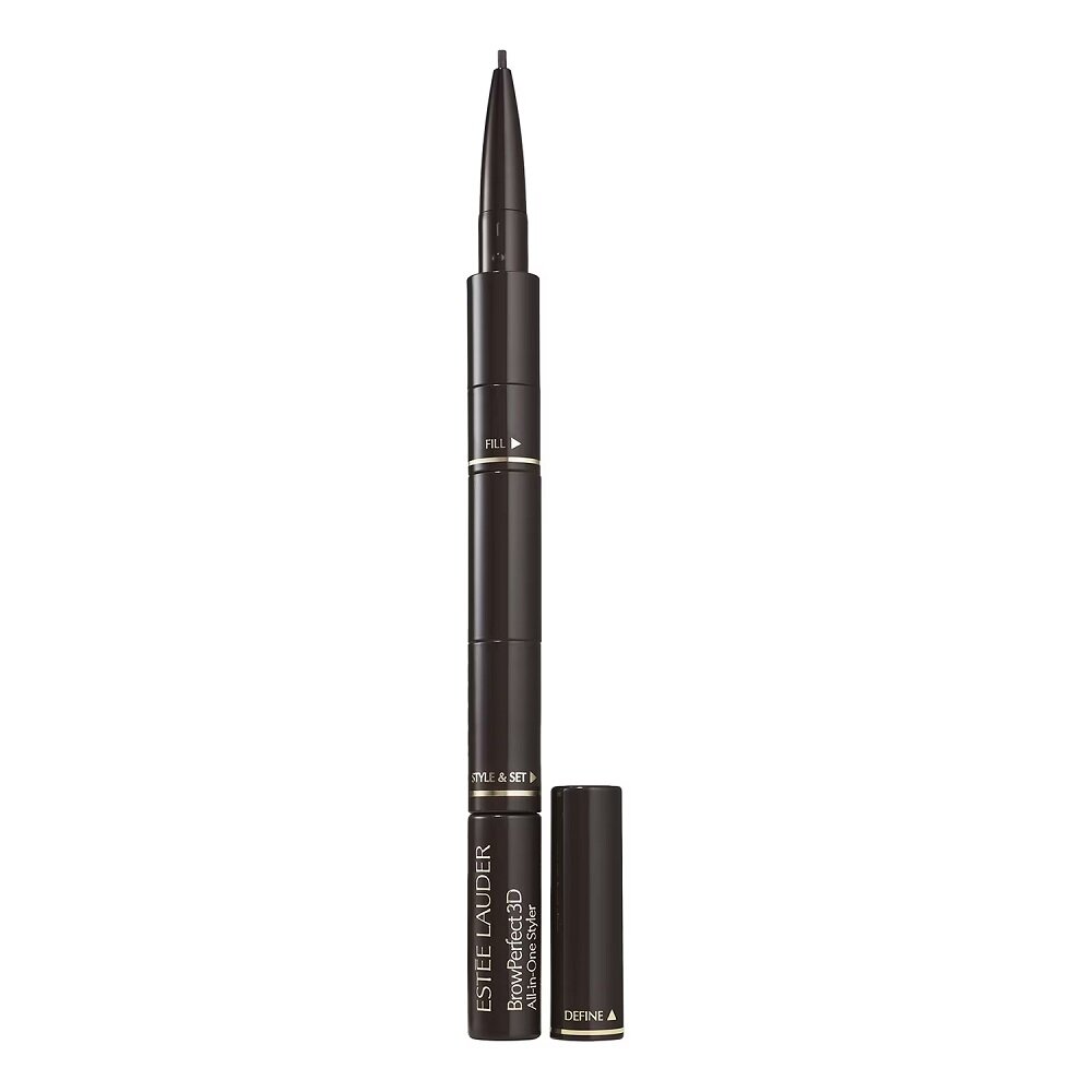 ESTEE LAUDER BrowPerfect 3D All-in-One Styler daugiafunkcis antakių pieštukas 10 Blackened Brown 2.07g ESTEE LAUDER BrowPerfect 3D All-in-One Styler daugiafunkcis antakių pieštukas 10 Blackened Brown 2.07g