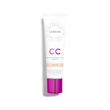 LUMENE CC Color Correcting Cream SPF20 odos atspalvį koreguojantis kremas Fair 30ml