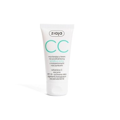 CC raminamasis kremas jautriai odai su išsiplėtusiais kapiliarais SPF10 50ml