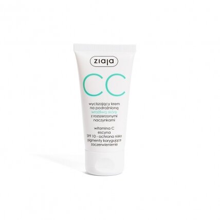 CC raminamasis kremas jautriai odai su išsiplėtusiais kapiliarais SPF10 50ml CC raminamasis kremas jautriai odai su išsiplėtusiais kapiliarais SPF10 50ml