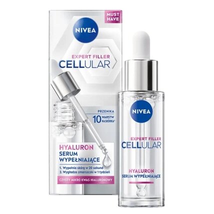 Nivea Cellular Expert Filler hialurono užpildantis serumas 30 ml Nivea Cellular Expert Filler hialurono užpildantis serumas 30 ml