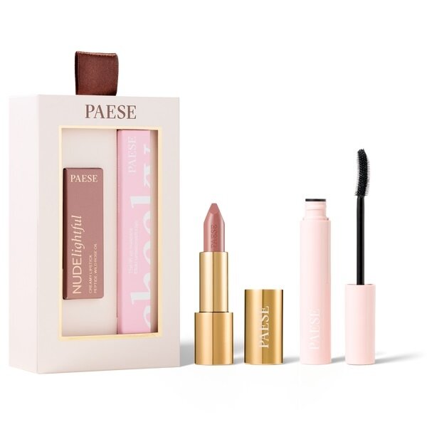 „Cheeky Nude Look“ rinkinys: blakstienų tušas 9 ml + lūpų dažai 4,5 g „Cheeky Nude Look“ rinkinys: blakstienų tušas 9 ml + lūpų dažai 4,5 g