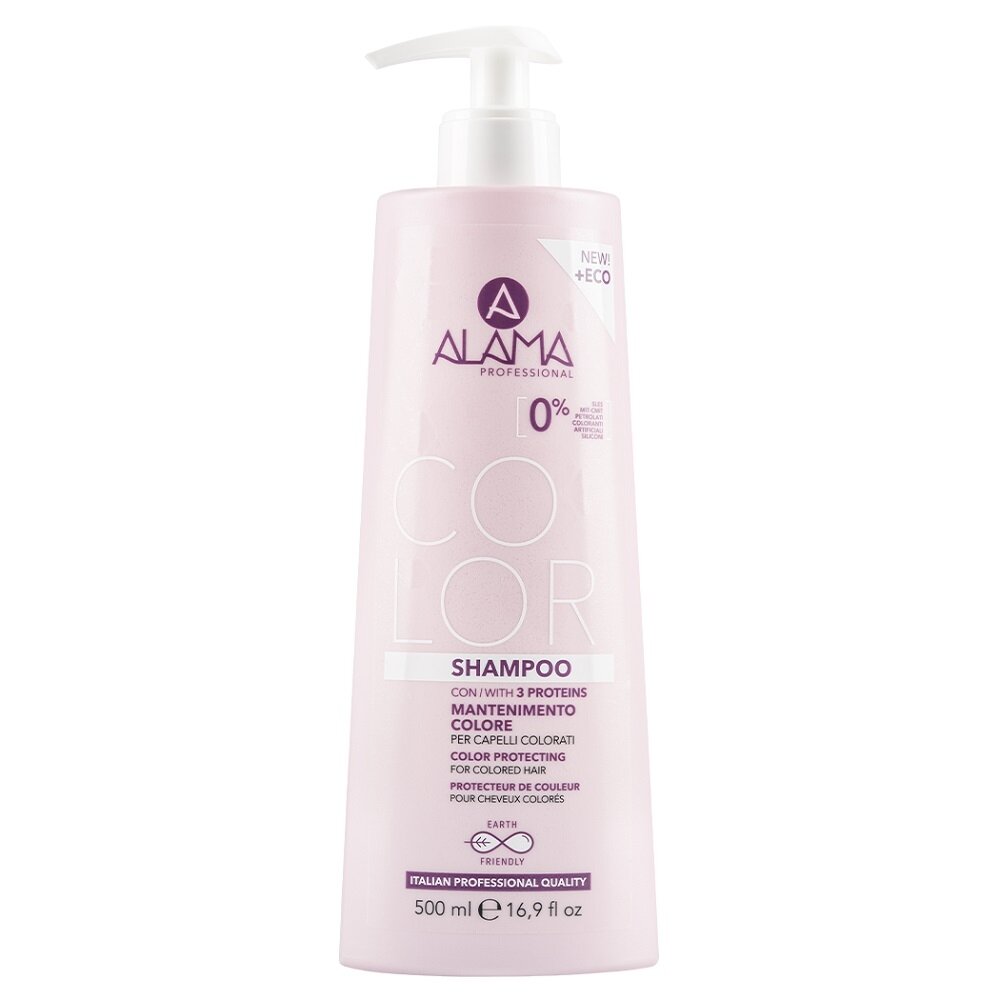 ALAMA Color Shampoo šampūnas dažytiems plaukams 500ml ALAMA Color Shampoo šampūnas dažytiems plaukams 500ml
