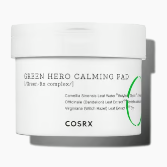 COSRX One Step Green Hero Pad Raminantys padeliai veidui 70 padelių COSRX One Step Green Hero Pad Raminantys padeliai veidui 70 padelių