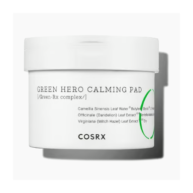 COSRX One Step Green Hero Pad Raminantys padeliai veidui 70 padelių