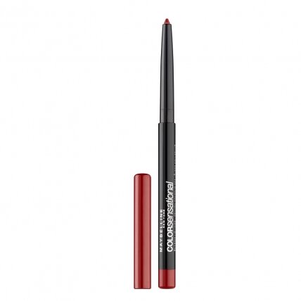 MAYBELLINE Color Sensational Shaping Lip Liner lūpų pieštukas 90 Brick Red 0.28g MAYBELLINE Color Sensational Shaping Lip Liner lūpų pieštukas 90 Brick Red 0.28g