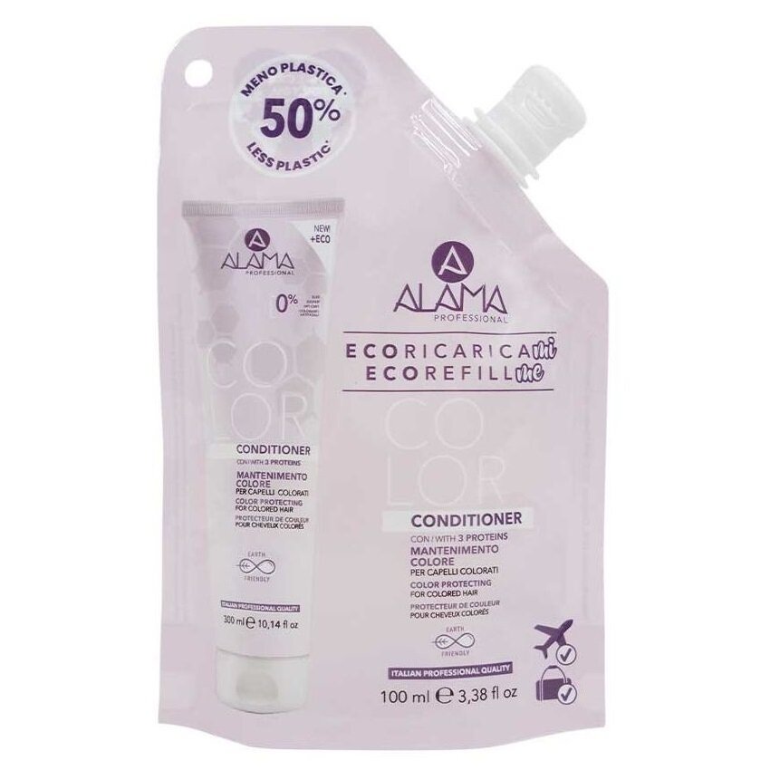 ALAMA Color Conditioner Travel Size kondicionierius dažytiems plaukams 100ml ALAMA Color Conditioner Travel Size kondicionierius dažytiems plaukams 100ml