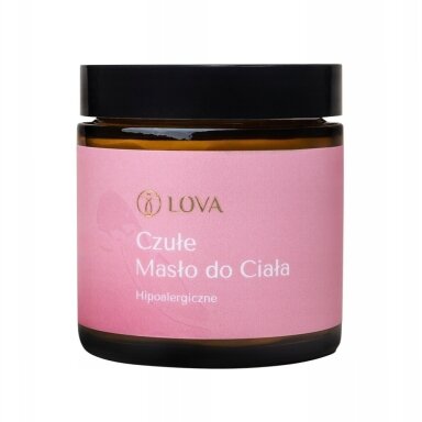 Hipoalerginis kūno sviestas jautriai odai, 120 ml