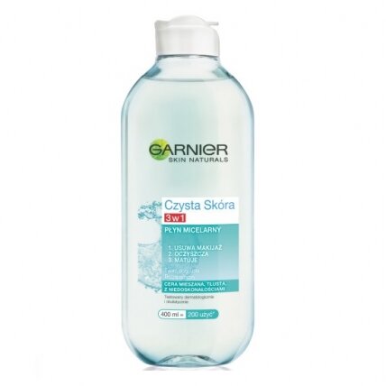 GARNIER Clean Skin 3in1 micelinis vanduo 400ml GARNIER Clean Skin 3in1 micelinis vanduo 400ml