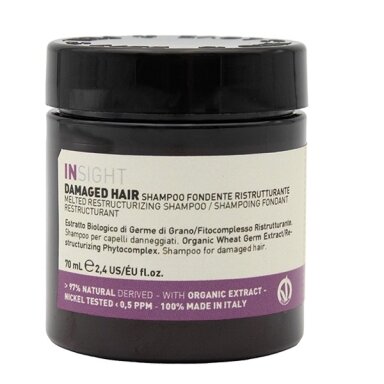 Damaged Hair koncentruotas šampūnas pažeistiems plaukams 70ml