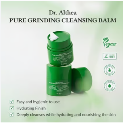 Dr. Althea Pure Grinding Cleansing Balm - higieniškas vieno žingsnio makiažo valiklis 1
