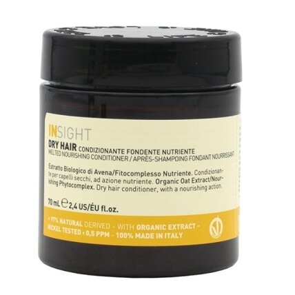 Koncentruotas plaukų kondicionierius sausiems plaukams 70 ml Koncentruotas plaukų kondicionierius sausiems plaukams 70 ml