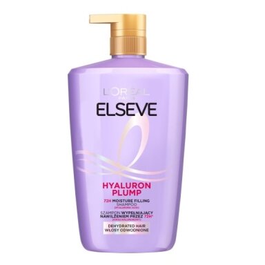 Elseve Hyaluron Plump drėkinamasis šampūnas su hialurono rūgštimi 1000 ml