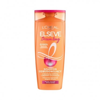 Elseve Dream Long atkuriantis šampūnas ilgiems ir pažeistiems plaukams 400ml Elseve Dream Long atkuriantis šampūnas ilgiems ir pažeistiems plaukams 400ml