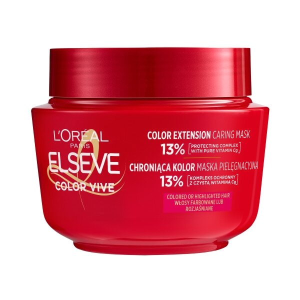 Elseve Color Vive Color Protection Kaukė dažytiems arba šviesiems plaukams 300ml Elseve Color Vive Color Protection Kaukė dažytiems arba šviesiems plaukams 300ml