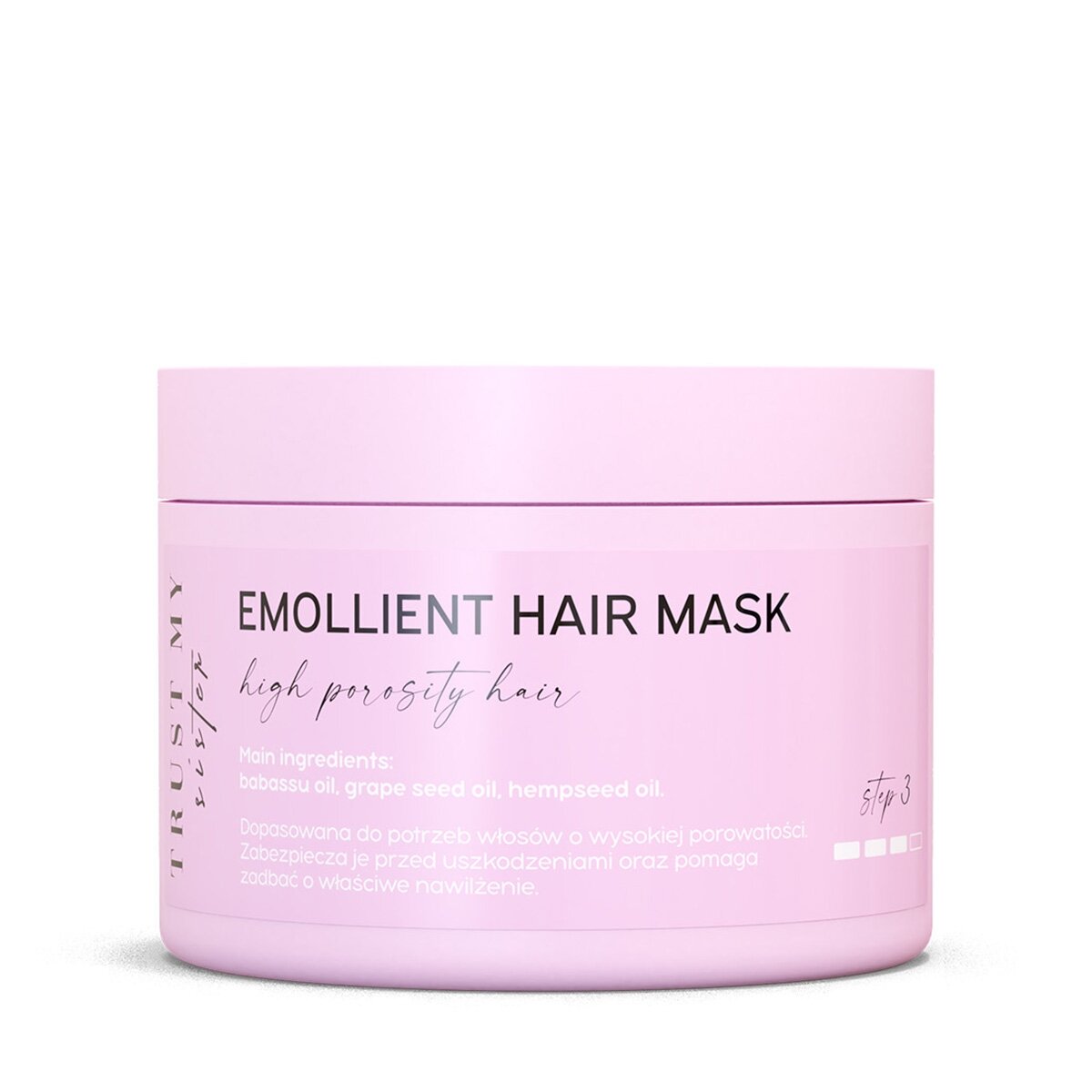 TRUST MY SISTER Emollient Hair Mask High Porosity Hair plaukų kaukė 150g