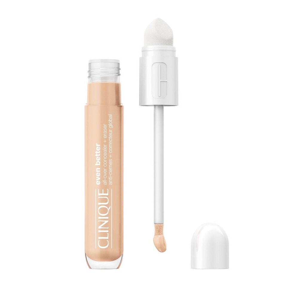 CLINIQUE Even Better All Over Concealer + Eraser maskuojamoji priemonė su retušavimo kempinėle CN 28 Ivory 6ml CLINIQUE Even Better All Over Concealer + Eraser maskuojamoji priemonė su retušavimo kempinėle CN 28 Ivory 6ml