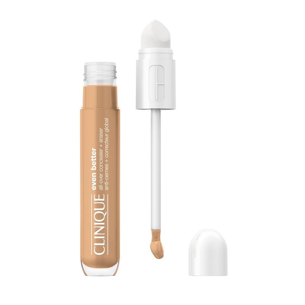 CLINIQUE Even Better All Over Concealer + Eraser maskuojamoji priemonė su retušavimo kempinėle CN 74 Beige 6ml
