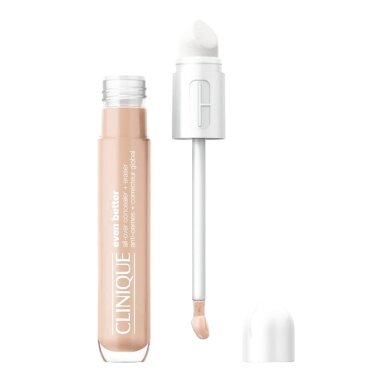 CLINIQUE Even Better All Over Concealer + Eraser maskuojamoji priemonė su retušavimo kempinėle CN 02 Breeze 6ml