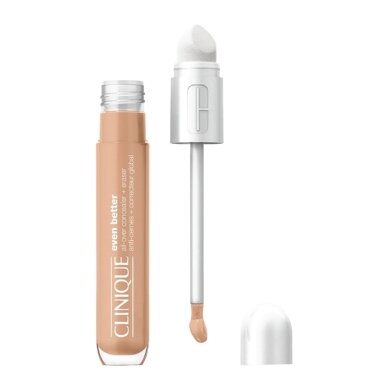 CLINIQUE Even Better All Over Concealer + Eraser maskuojamoji priemonė su retušavimo kempinėle CN 18 Cream Whip 6ml