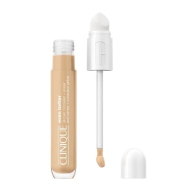 CLINIQUE Even Better All Over Concealer + Eraser maskuojamoji priemonė su retušavimo kempinėle WN 38 Stone 6ml
