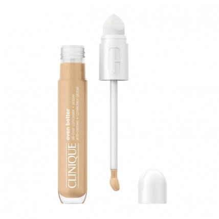 CLINIQUE Even Better All Over Concealer + Eraser maskuojamoji priemonė su retušavimo kempinėle WN 38 Stone 6ml CLINIQUE Even Better All Over Concealer + Eraser maskuojamoji priemonė su retušavimo kempinėle WN 38 Stone 6ml