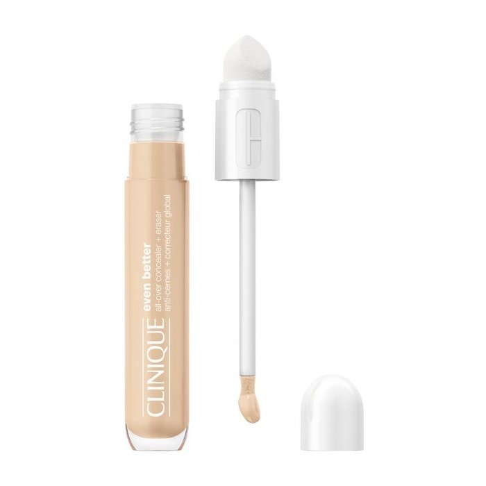 CLINIQUE Even Better All Over Concealer + Eraser maskuojamoji priemonė su retušavimo kempinėle CN 20 Fair 6ml