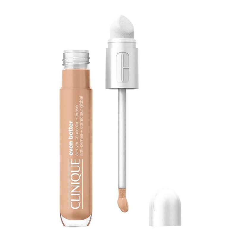 CLINIQUE Even Better All Over Concealer + Eraser maskuojamoji priemonė su retušavimo kempinėle CN 18 Cream Whip 6ml
