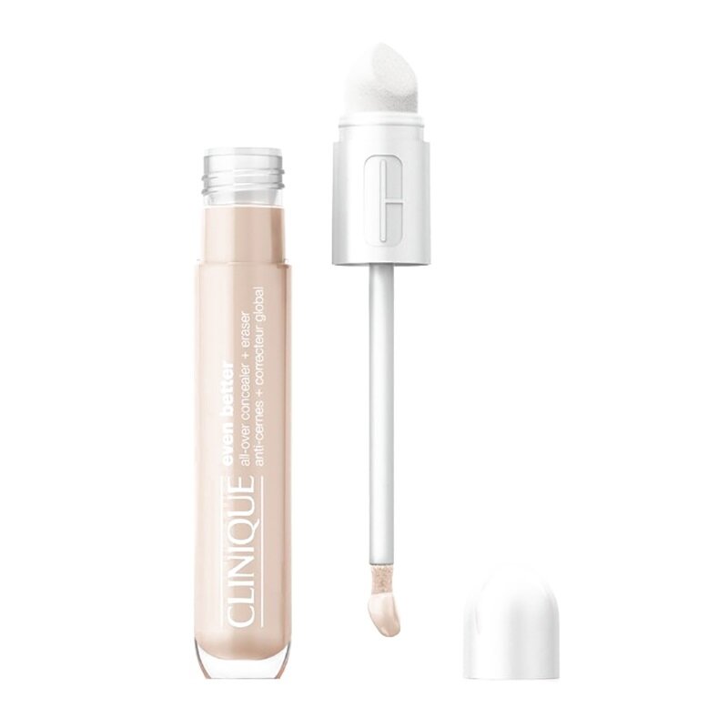 CLINIQUE Even Better All Over Concealer + Eraser maskuojamoji priemonė su retušavimo kempinėle WN 01 Flax 6ml