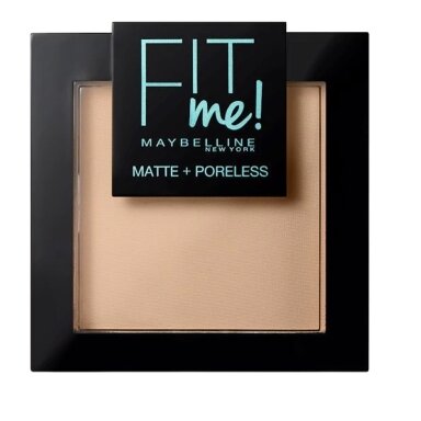 MAYBELLINE Fit Me Matte Poreless Pressed Powder kompaktinė pudra 120 Classic Ivory 9g