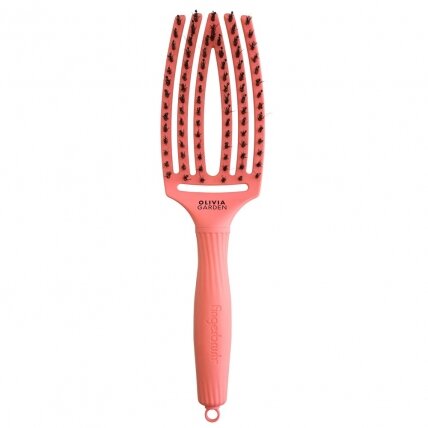 Plaukų šepetys Olivia Garden Finger Brush Radiant Peach Plaukų šepetys Olivia Garden Finger Brush Radiant Peach