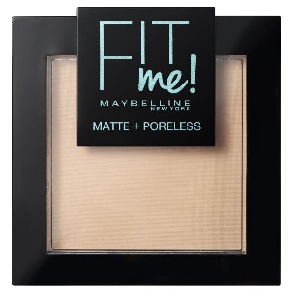 MAYBELLINE Fit Me Matte Poreless Pressed Powder kompaktinė pudra 105 Natural Ivory 9g