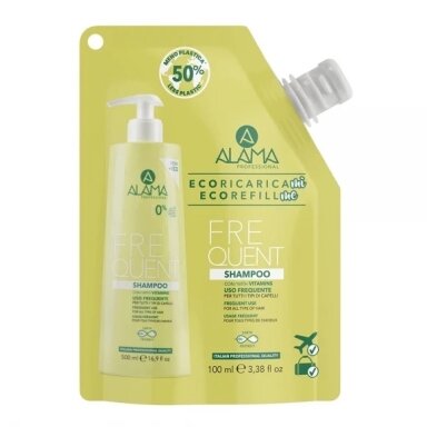ALAMA Frequent Shampoo Travel Size šampūnas su vitaminais 100ml