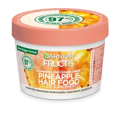 GARNIER Fructis Pineapple Hair Food plaukų kaukė 400ml