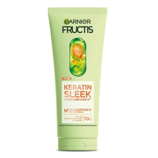 GARNIER Fructis Keratin Sleek kondicionierius 200ml