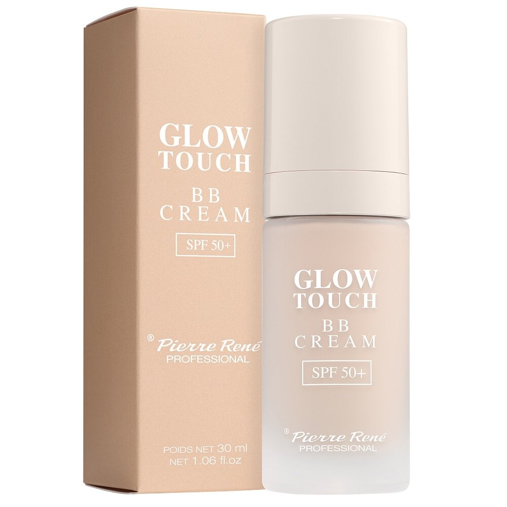 PIERRE RENE Glow Touch skaistinamasis BB kremas SPF50 00 Porcelain 30ml