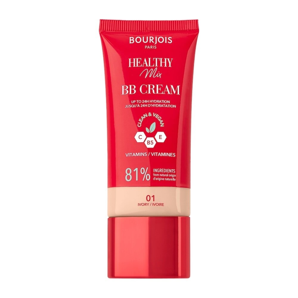 BOURJOIS Healthy Mix BB kremas su vitaminų kompleksu 01 Ivory 30ml BOURJOIS Healthy Mix BB kremas su vitaminų kompleksu 01 Ivory 30ml