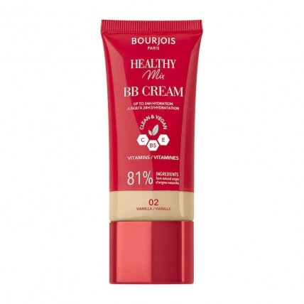 BOURJOIS Healthy Mix BB kremas su vitaminų kompleksu 02 Vanilla 30ml BOURJOIS Healthy Mix BB kremas su vitaminų kompleksu 02 Vanilla 30ml