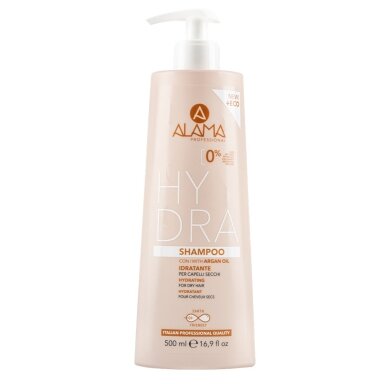 ALAMA Hydra Shampoo šampūnas sausiems plaukams su argano aliejumi 500ml