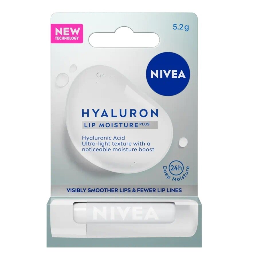 NIVEA Hyaluron Lip Moisture Plus lūpų balzamas 5.2g