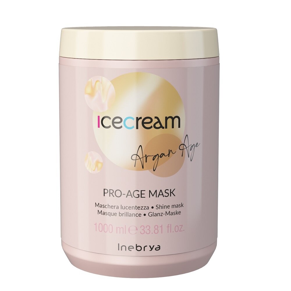 INEBRYA Ice Cream Argan Age plaukų kaukė 1000ml