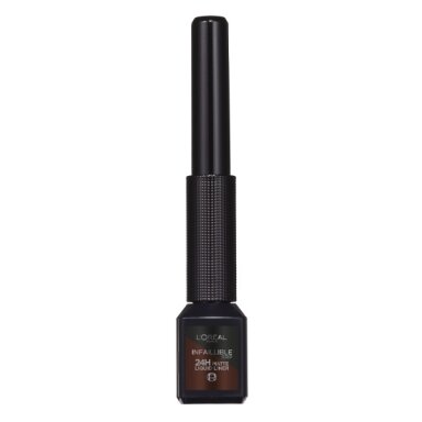 L'OREAL PARIS Infaillible Grip 24H Matte Liquid Liner matinis akių kontūras 03 Marron